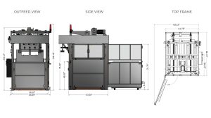 HHA5000 Depalletizer Dimensions
