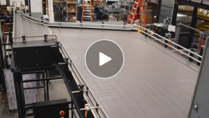 Inline High Speed Single Filing Conveyor for containers